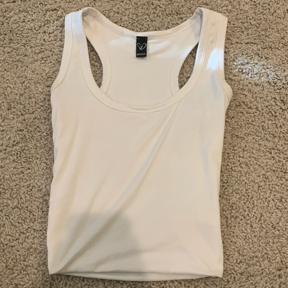 White tank top